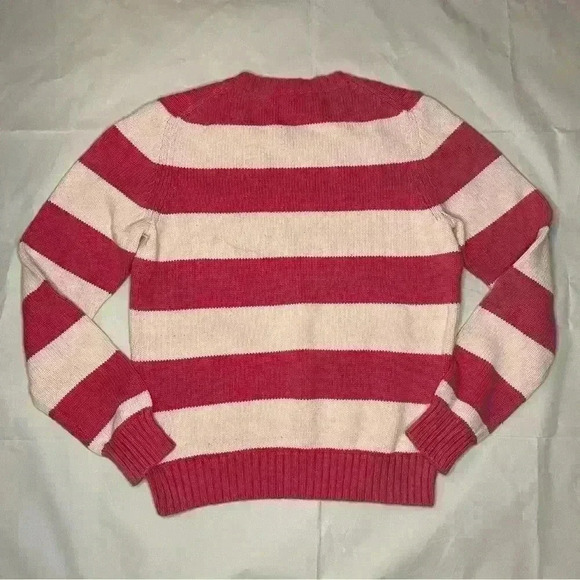 Pink & White Stripe Sweater - Picture 3 of 5